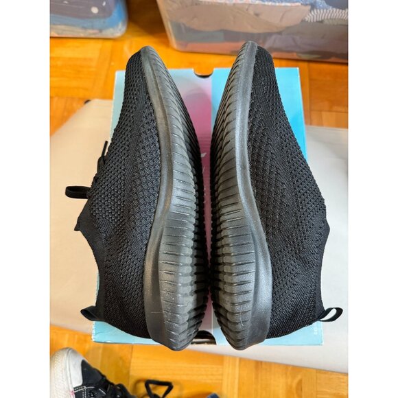 Skechers Ultra Flex Statements Sneakers Black Sz 8.5 Air Cooled Memory Foam NWB - Picture 5 of 7